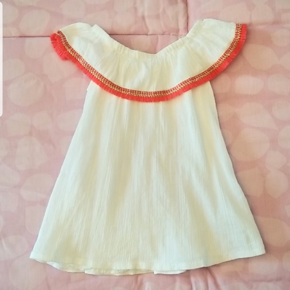 Young Dimension Baby White Muslin Summer Dress